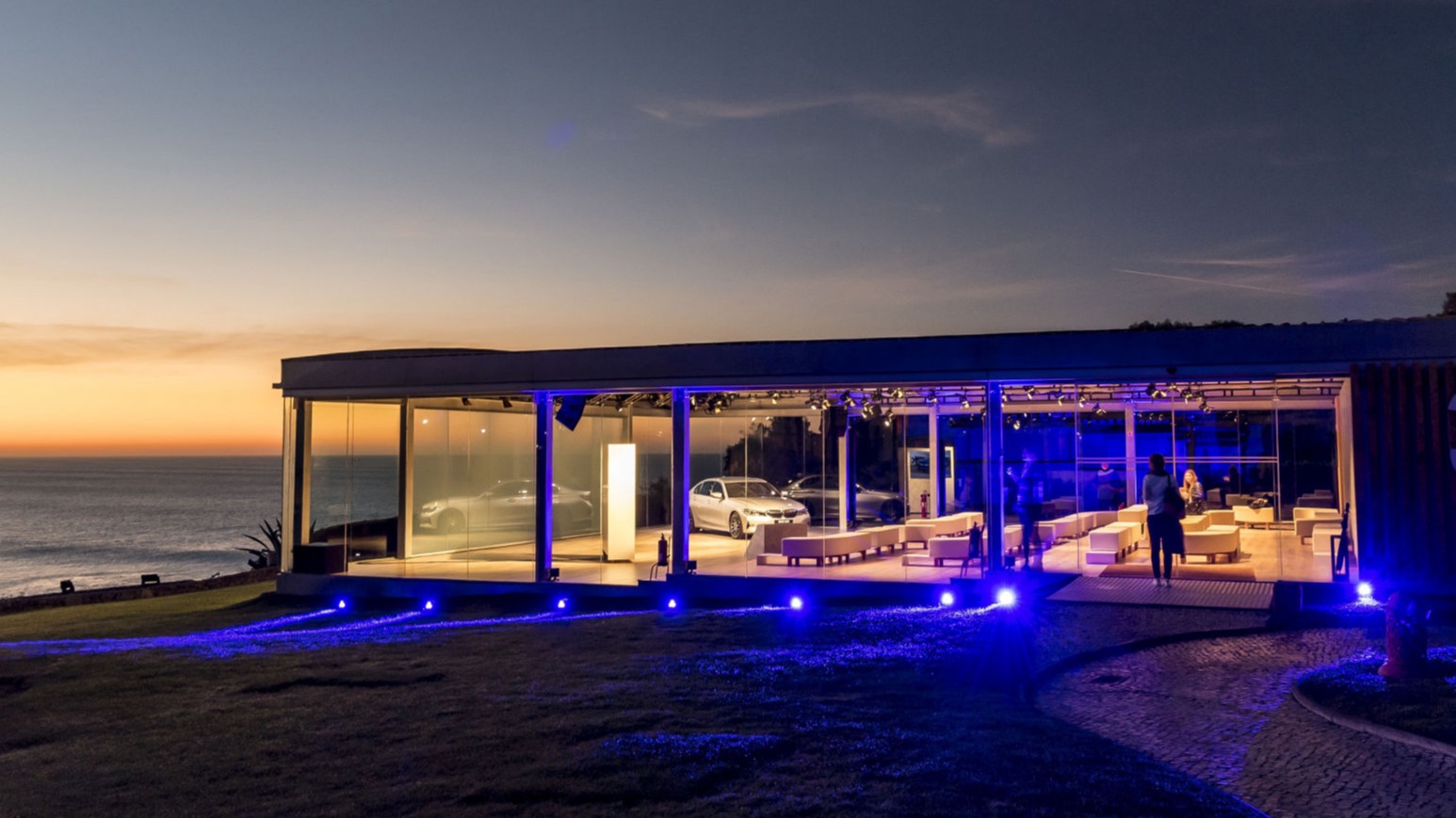 temporär press pavillion